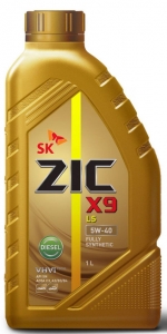 Моторное масло ZIC X9 LS DIESEL 5W-40 (Германия), 1л
