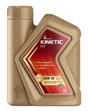 Трансмиссионное масло Rosneft Kinetic MT 80W-90 GL-4, 1л